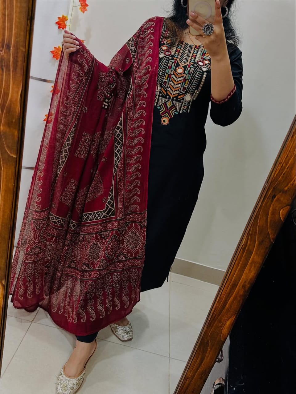 *NEW COLLECTION LOUNCH *

*Pure fine Cotton fabric   heavy embroidery  Kurti with Pant with cotton 100-100 Dupatta*