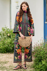 Enjoy New Floral  Kurta Pant set with amazing print Work