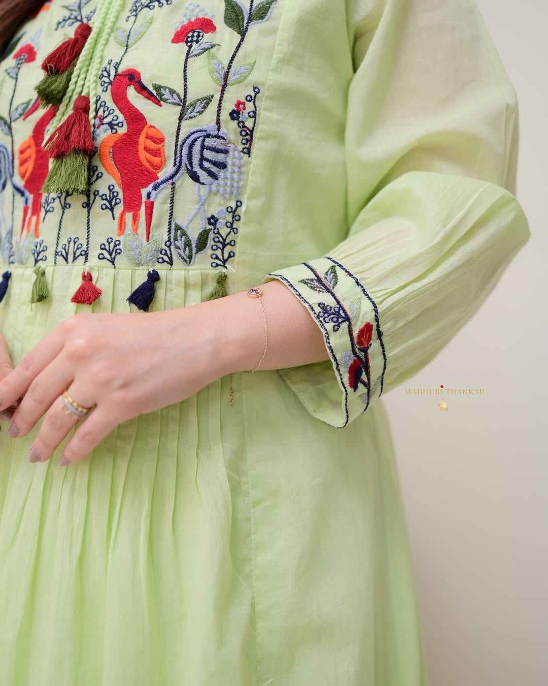 *We are here to spread some magic to your ethnic Heavy Cotton*

*🌹🌹Pure fine Cotton fabric Embroidery Work Kurti with Pant with cotton 100-100*🌹🌹