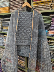 Premium Sanganeri Printed kota Suit With Kota Doria Duppta(BFFKO56)