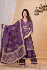 *We are here to spread some magic to your ethnic Heavy Cotton*

*Pure fine Cotton fabric   Kurti with Pant with cotton 100-100 Dupatta*Nack Hand work