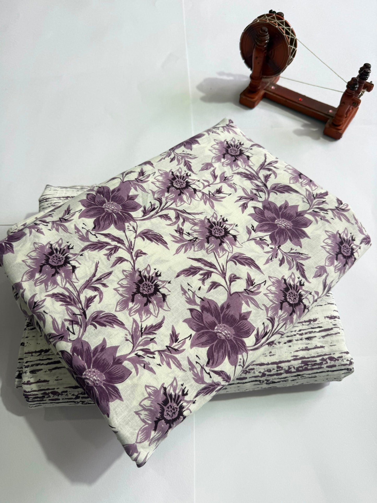 New hand block printed top and bottom