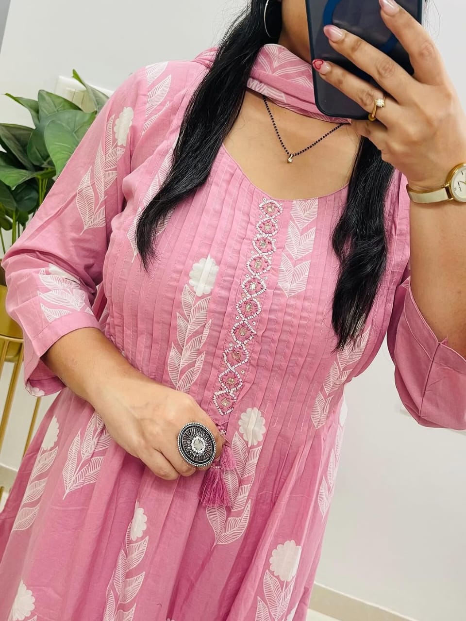 Simple yet elegant This is how we describe our latest launch a pintex Cotton set fits well for a day event in the festival *