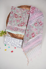 Premium Sanganeri Printed kota Suit With Kota Doria Duppta(BFFKO28)