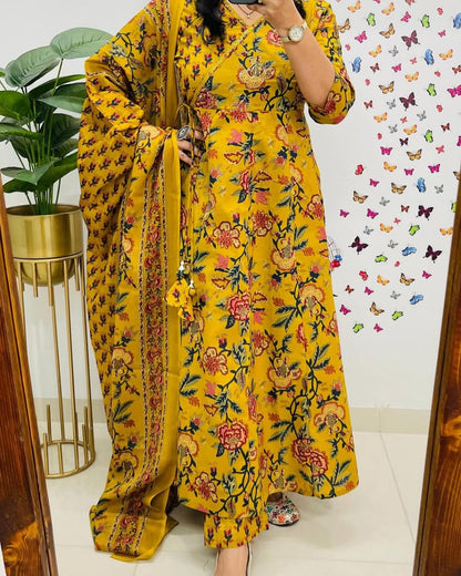 JAIPUR AZRAK PRINT 3 PCS(BFST153)