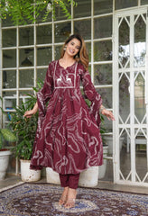 *New lounch *

*White Love.......*

*This A-line pant set is perfect for the summer season with its vibrant floral print and confident  , the included matching dupatta completes the look and adds an extra touch of style.*