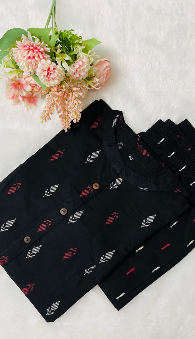 Launching designer Co-erd set in Aline pattern paried with Ankle length pant