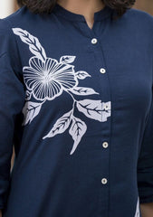 New Launch Alert 
Premium Floral Print Co-ord Set ( Front and Back )

Launching elegant Straight-cut Kurti with matching straight pants in a classy Navy Blue floral print! 
Perfect blend of comfort & style for your daily, office & casual wear