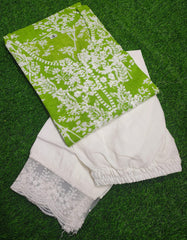Chikankari outfits are the love of every woman. These elegant Chikankari Kurtas in mul mul cotton are perfect for everyday wear and festive gatherings. It is crafted with finest Chikankari Embroidery and floral prints all-over.