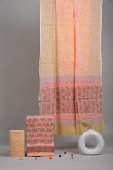 Exclusive Hand Block Cotton Suit With Cotton Dupatta