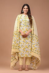 *All New Exclusive Collection of Hand Block Printed "Stitched" Cotton Suits With Cotton Dupatta in Beautiful Colours*
