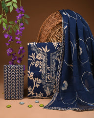 PREMIUM GOTA PATTI COTTON SUIT SET WITH CHIFFON DUPATTA
