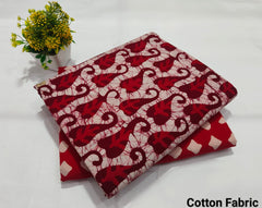 Premium Hand Block Printed Cotton Suit Top And Bottom Set (BFTB38)