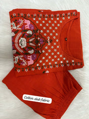 Hot seller  of this month 😎😎*
Summer cotton chikenkari embridery
Our love for comfort wear