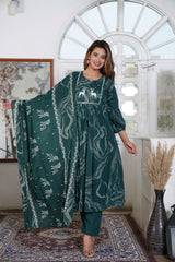 *New lounch *

*White Love.......*

*This A-line pant set is perfect for the summer season with its vibrant floral print and confident  , the included matching dupatta completes the look and adds an extra touch of style.*