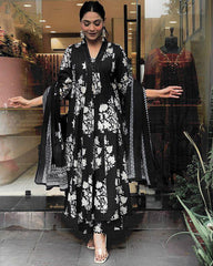 Enjoy This Wedding Season with our Very Beautiful Anarkali suit Set..