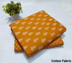 Premium Hand Block Printed Cotton Suit Top And Bottom Set(BFTB090)