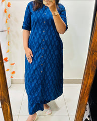 Launching designer Co-erd set in Aline pattern paried with Ankle length pant