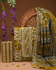 PREMIUM GOTA PATTI COTTON SUIT SET WITH COTTON DUPATTA