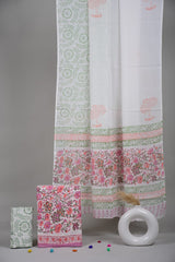Exclusive Hand Block Cotton Suit With Cotton Dupatta