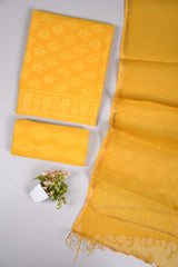 Premium Sanganeri Printed Cotton Suit With Kota Doria Duppta(BFCOTKD16)