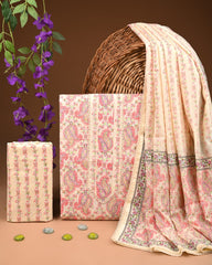 PREMIUM GOTA PATTI COTTON SUIT SET WITH COTTON DUPATTA(BFCOTGH51)