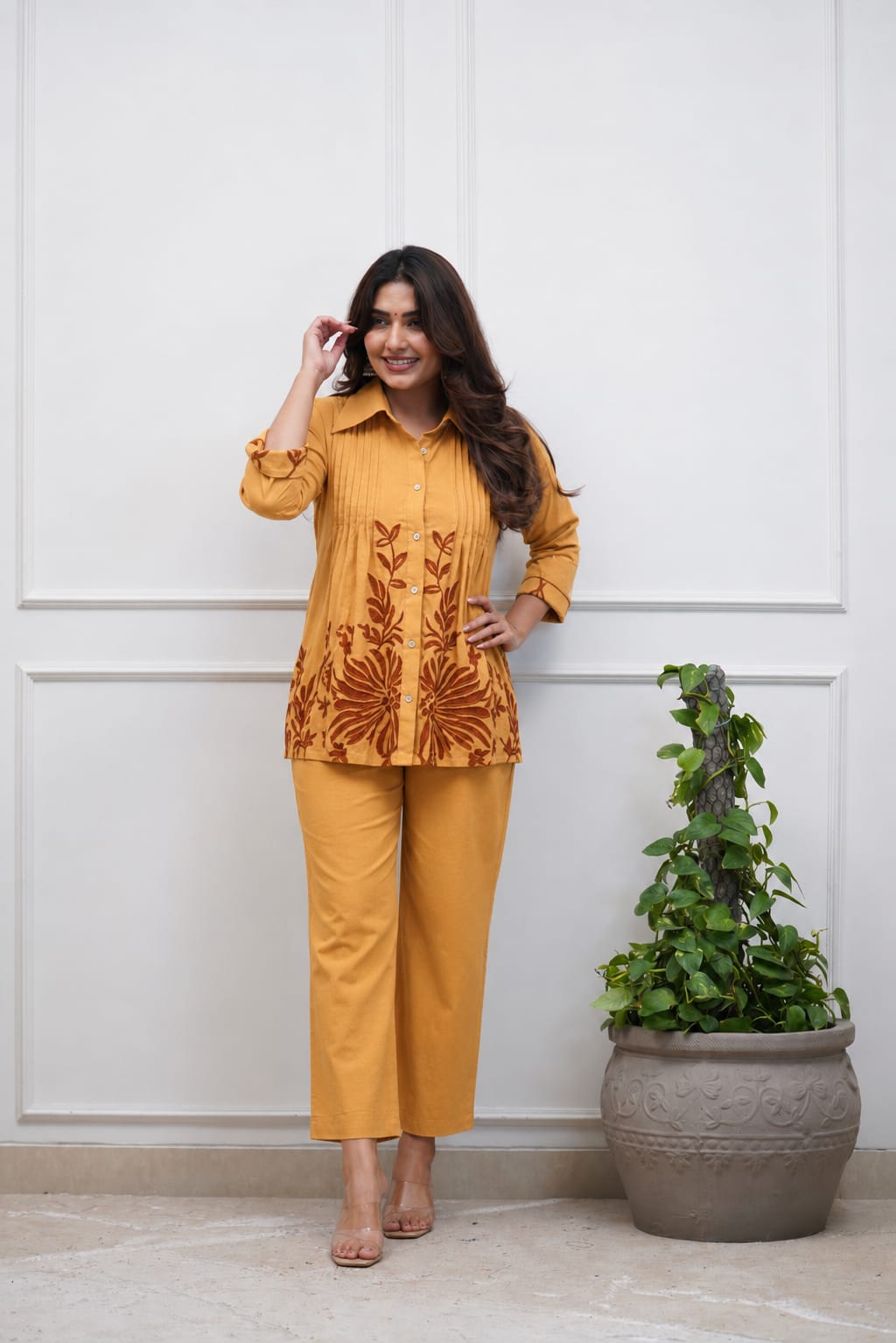Mustard Yellow Coord Set