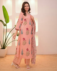 *NEW LAUNCH*

*Fastival Special*

*Where elegance meets legacy. Featuring this beautiful pastel shades Cotton Suit which is elevated with finest floral print. Paired matching pant and dupatta.