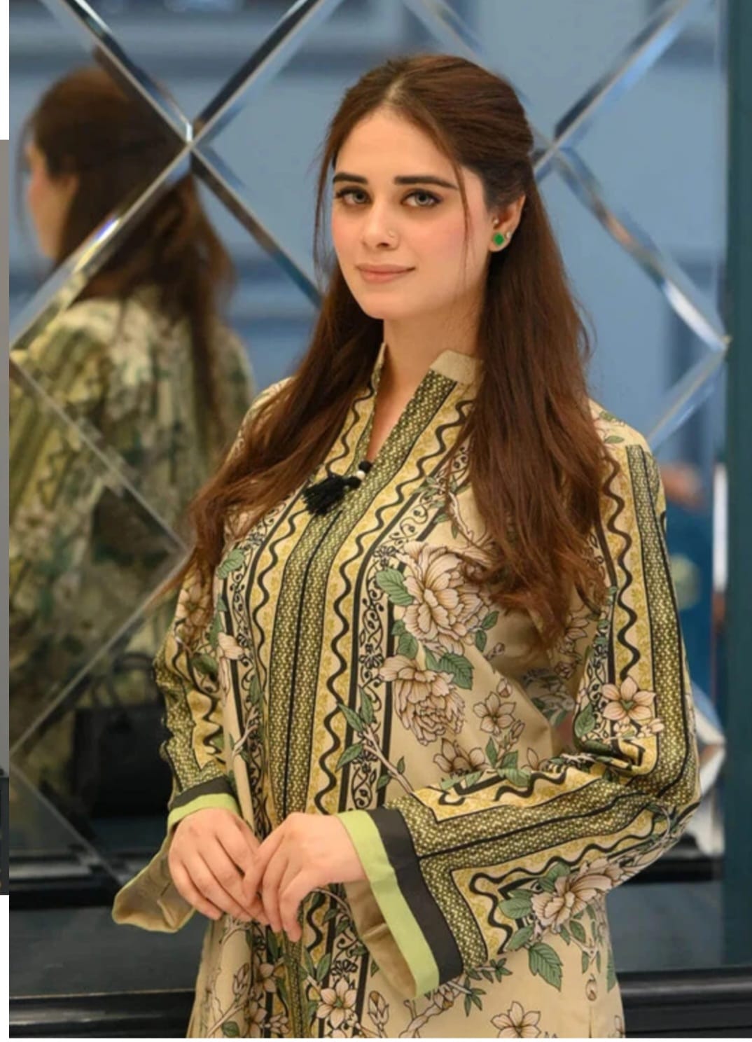 Garden Luxe — Floral Digital Print Muslin Kurta