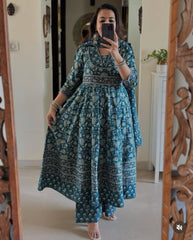 ❣️❣️❣️❣️❣️❣️❣️❣️❣️❣️

*New Launch*
Look straight out of a dreamy movie set as  you turn around and walk in this elegant flaired suit ! The perfect of traditional wear 

🦋🦋🦋🦋🦋🦋🦋🦋