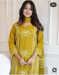 *New  summer  Super Hit design: *

 *Kurti with plazzo with dupatta*