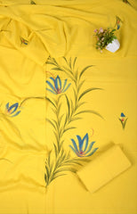 Exclusive Hand Block Cotton Suit With Cotton Dupatta