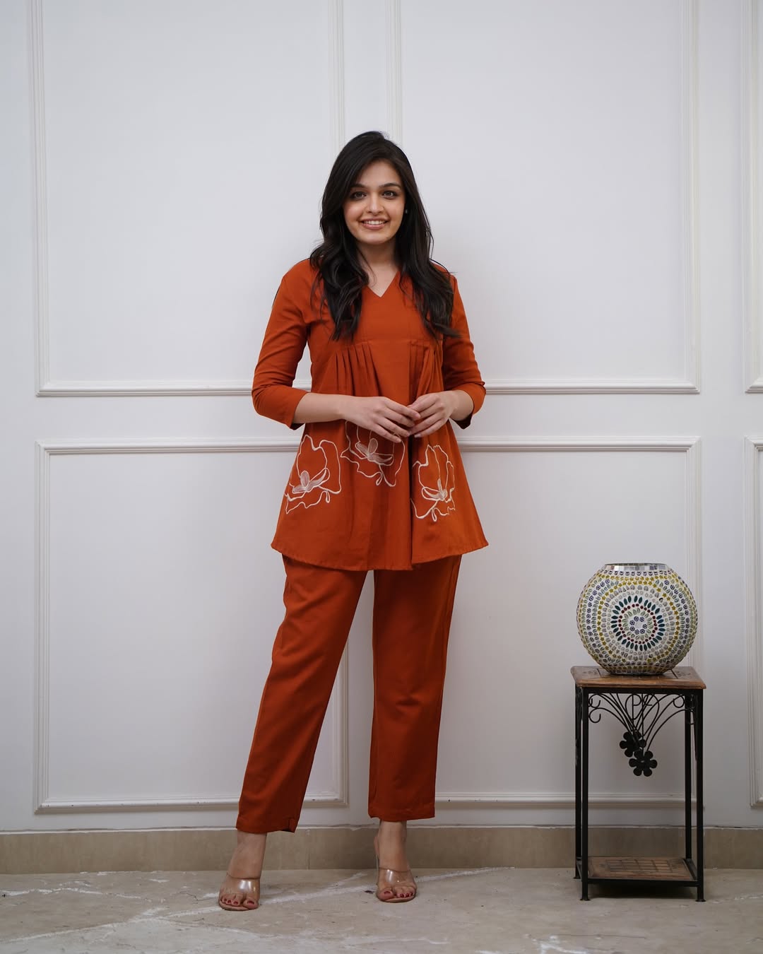 New launch
💃coord - set   🌞 

Premium cotton slub top with beautiful colours 🥰🥰

Paired up with premium cotton slub plazo  with 2 side pocket 💫